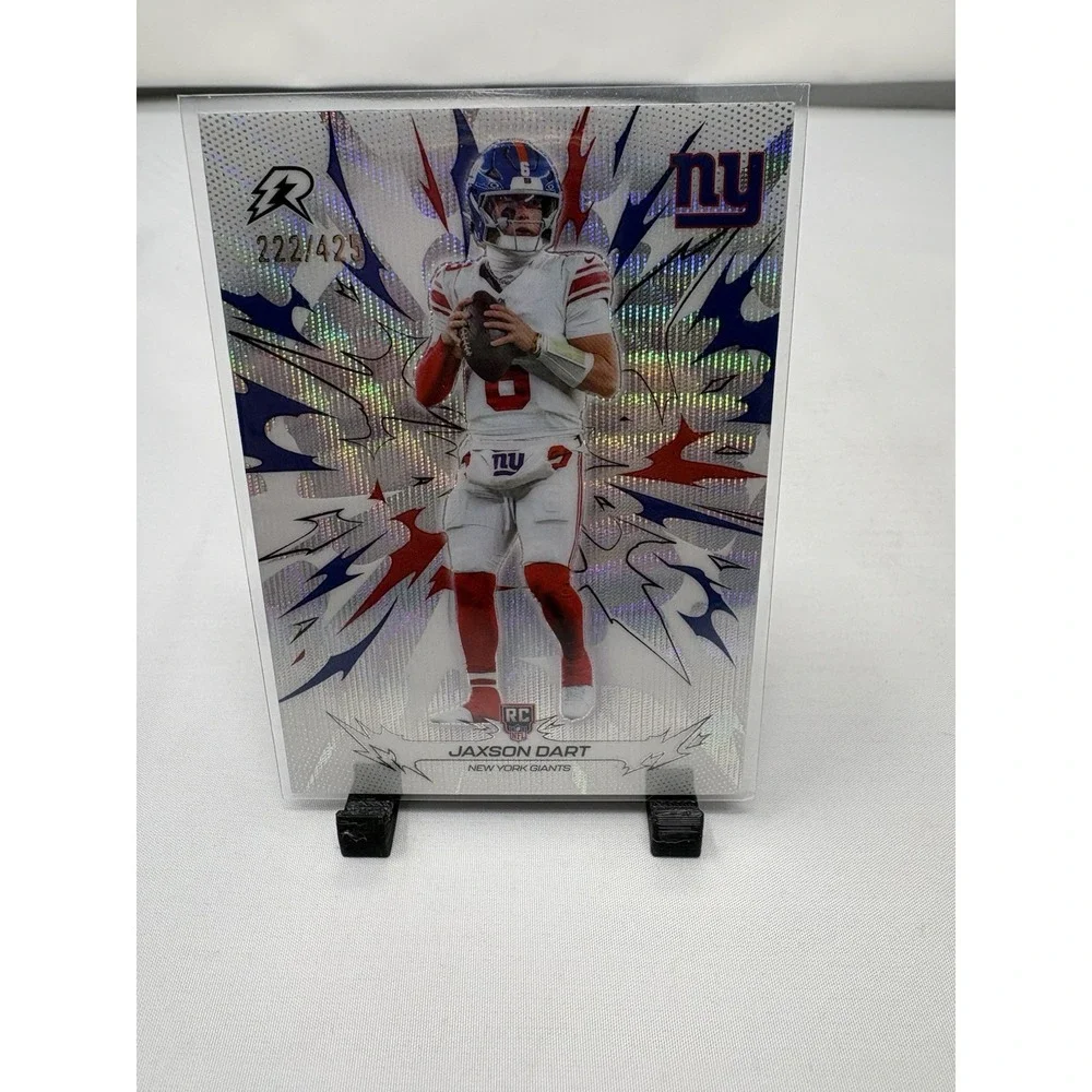 2025 Topps Resurgence • Jaxson Dart (RC) #167 Surge Refractor /425 • NY Giants